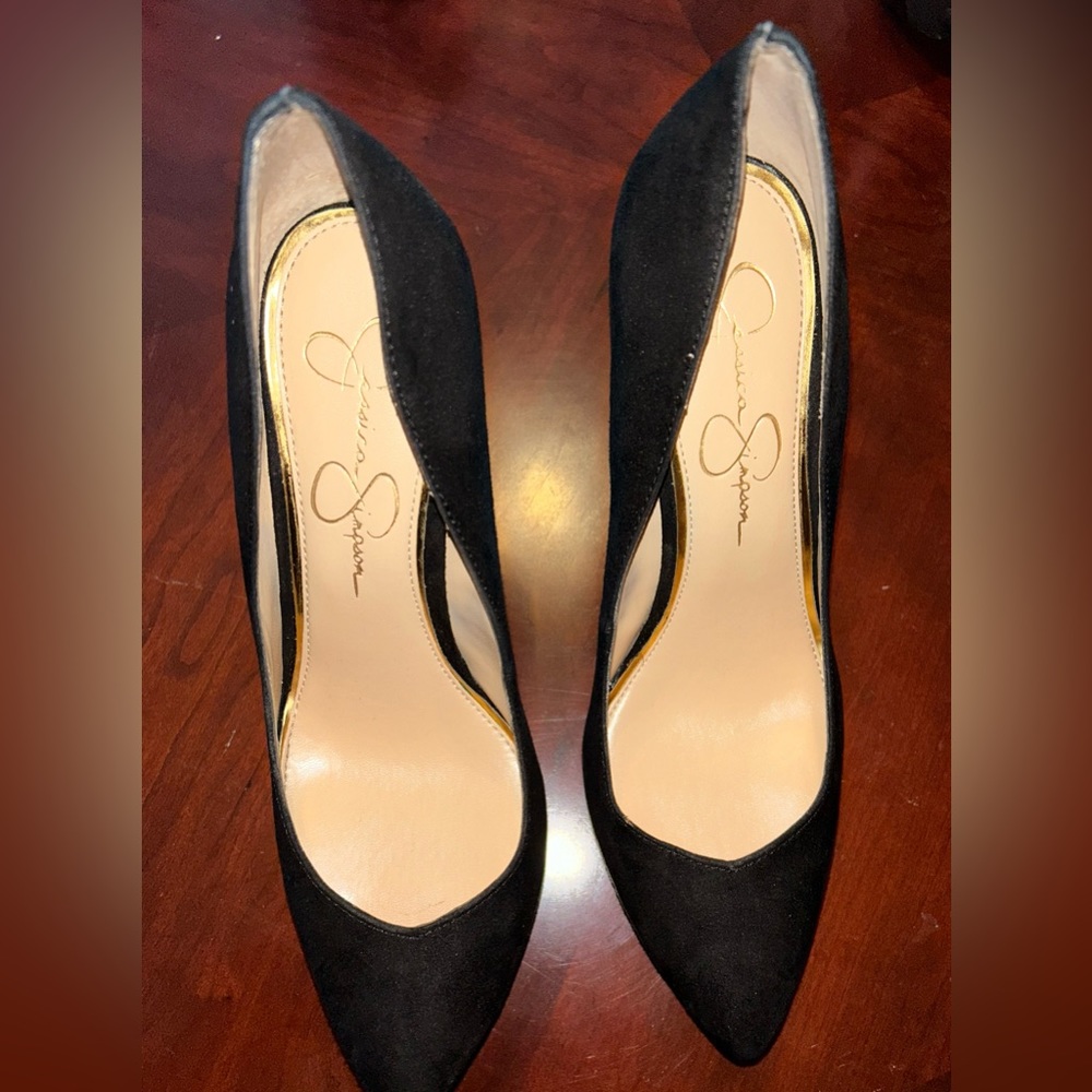 Jessica Simpson “Venisse” Black Platform Heels - Picture 2 of 3